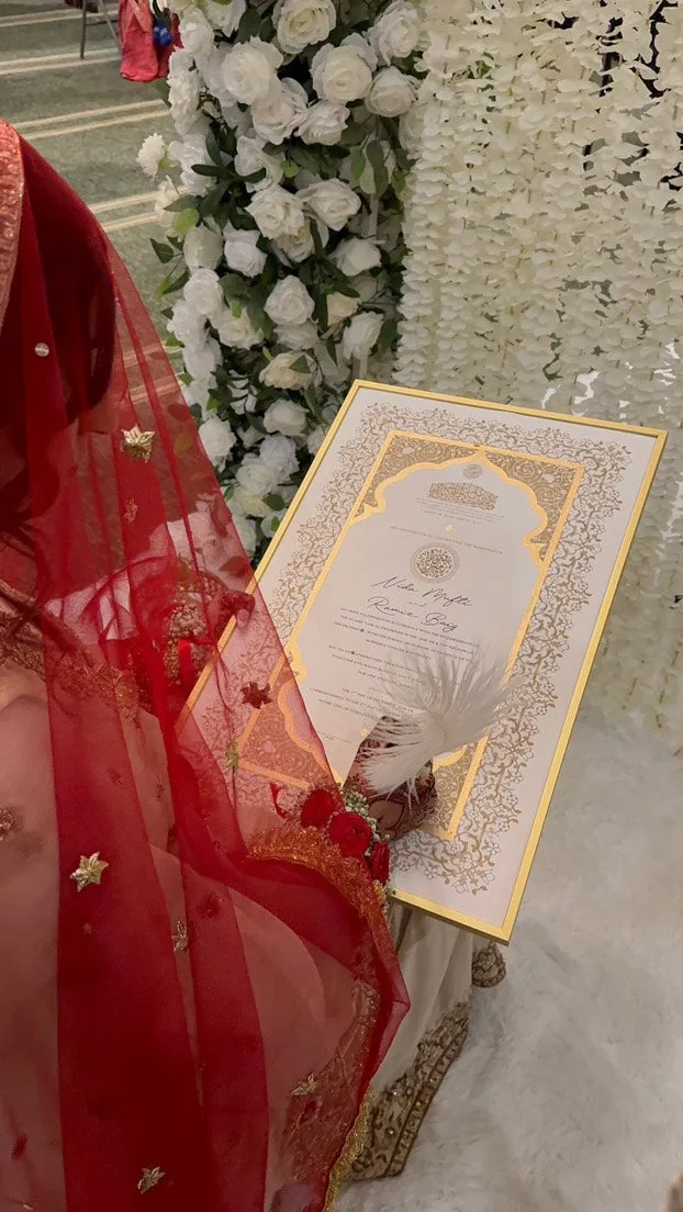 Nikah Certificate Review by Maira & Danial